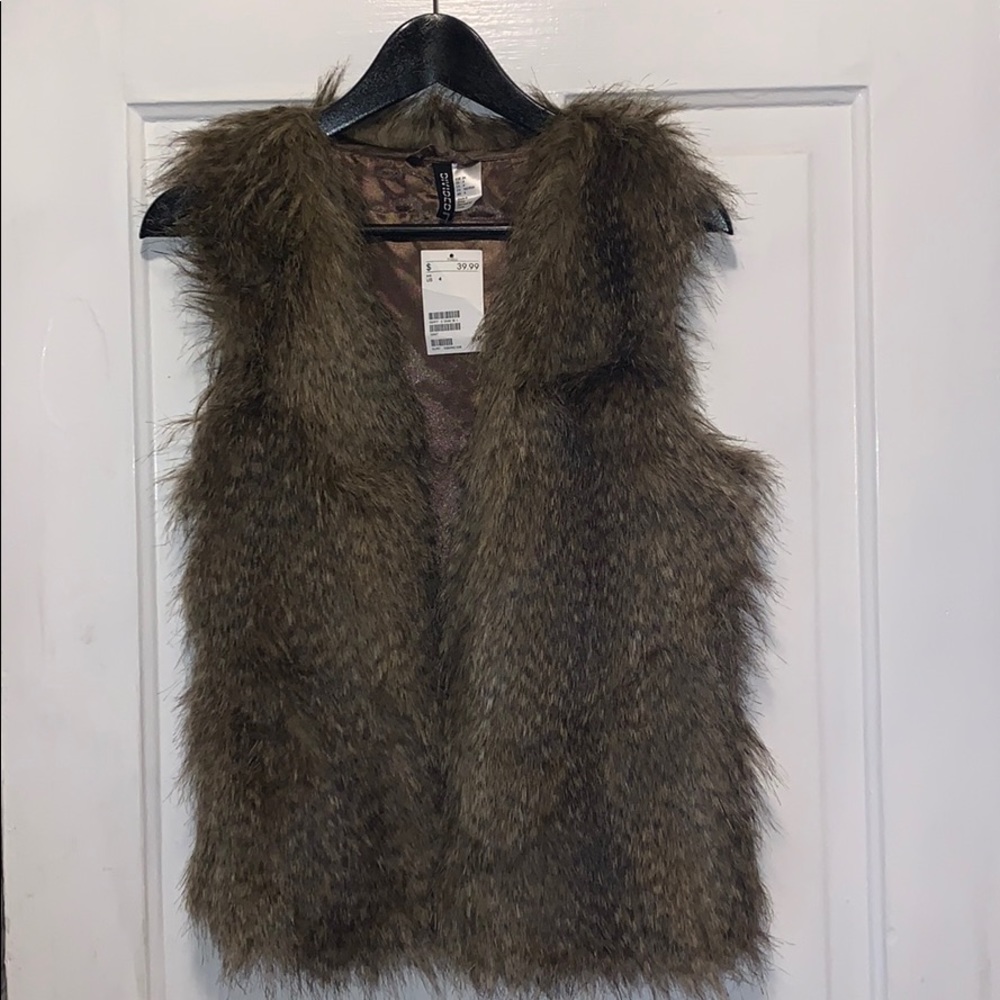 H&M Faux Fur Vest